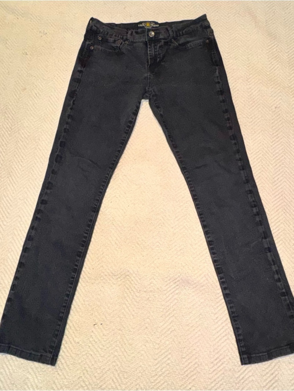 Lucky Brand Women’s Black Straight Leg Jeans Size 8/29 Stretch [SKU: 032]